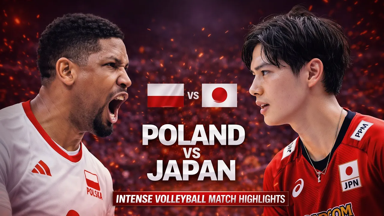 Poland vs Japan Epic Volleyball Battle Highlights