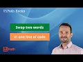 Swap two characters or words in a string UiPath Shorts