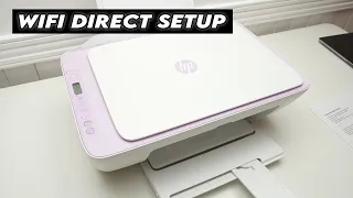 How to Setup Wi-Fi Direct on the HP DeskJet 2842e 2855e Printer