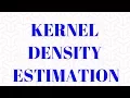 Kernel Density Estimation KDE Non Parametric Statistical Estimation PROC KDE in SAS