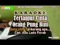 Lagu Terlanjur Cinta Orang Pung Bini - Karaoke Pria (Nada Standar)