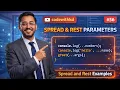 Array Spread and Rest Parameters Explained with Easy Examples ES6 JavaScript Part 56
