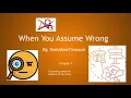 When You Assume Wrong by TentativeTreason Chapter Marvel fanfiction Avengers Peter Parker
