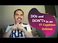Dos and Don ts in an IT Capstone Defense