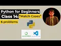 Match cases Class 14 Python Crash Course in English