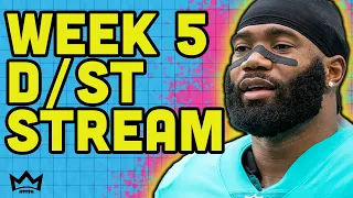 Week 5 Start Em Sit Em DST Streaming Defense Rankings Fantasy Football 2022