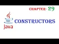 Java constructors - Java tutorial