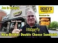 Dickey s Barbecue Pit - New Brisket Double Cheese Sandwich BBQ Food Review Joe is Hungry