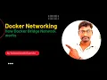 Docker Networking Docker bridge network deep dive Docker for Beginners