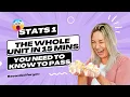 The whole of A Level Statistics 1 Mathematics in 25 mins