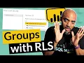 Can you use GROUPS with Power BI Row-Level Security RLS