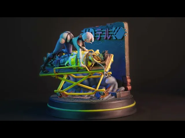 Cyberpunk: Edgerunners - Official Diorama