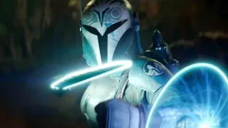 Bo Katan Rescues Din Djarin from the Cyborg 4K R - The Mandalorian