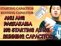 WHAT IS THE DIFFERENCE BETWEEN STARTING AND RUNNING CAPACITOR