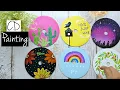 6 CD Painting CD Painting Ideas Painting CDs Easy How to paint on a old CD