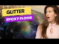Glitter Bomb Epoxy Floor - You ve Never Seen Anything Like This