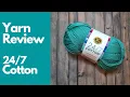 24 7 Cotton Yarn Review Lion Brand Crochet College