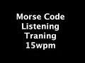 Morse Code Listening Training - Letters Numbers