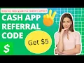 How to enter a Cash App referral code use code HXMJDLC for 5