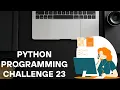 Easy String Reversal Trick python challenge 23