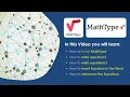 MathType Tutorial Formatting Equations and Reactions in MS Word