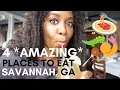 4 AMAZING Places to EAT in Savannah GA Travel to Savannah Georgia