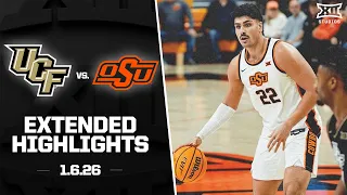 UCF vs Oklahoma State Extended Highlights 2025-26 Big 12 Men s Basketball