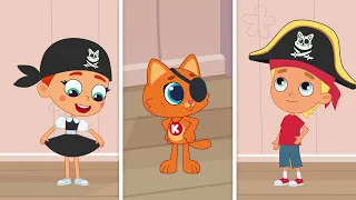 Котёнок Кнопа — СБОРНИК МУЛЬТФИЛЬМОВ для детей Добрые и развивающие истории