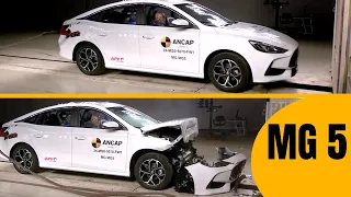 MG 5 Shocks Everyone With 3 Star Safety Rating