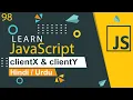 JavaScript ClientX ClientY Tutorial in Hindi Urdu