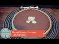 Paneer Banana Chocolate Tart Dessert - Diwali Double Dhamaka Recipe