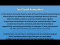 JavaScript Text Scroll Animation with HTML CSS HTML CSS Text Scroll Animation raselcoder