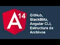 2 Angular 14 Course 2022 - GitHub StackBlitz Angular CLI File Structure