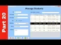 JAVA - Student Information System Project In Java Using NetBeans With Source Code Part 20