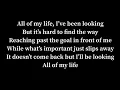 Download Lagu All of my life lyrics Phil Collins
