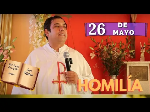 Download MP3 EVANGELIO DE HOY domingo 26 de mayo del 2024 - Padre Arturo Cornejo