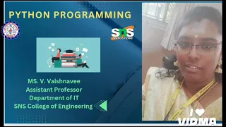 Numpy V Vaishnavee- SNS INSTITUTIONS