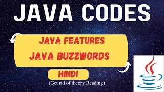 Features of Java Java Buzzwords Basics of java Hindi Hinglish