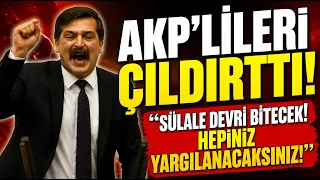 Erkan Baş TBMM'de AKP'lileri çıldırttı! "Hepiniz yargılanacaksınız!"