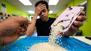 He Thought Rice Would Fix This! 💀