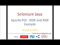 Excel Read Write Example using Apache POI HSSF and XSSF Library