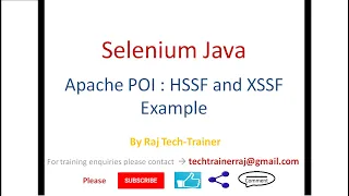 Excel Read Write Example using Apache POI HSSF and XSSF Library