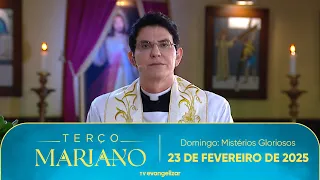 Domingo: Mistérios Gloriosos | Terço Mariano com @PadreManzottiOficial | 23/02/25