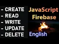 READ WRITE UPDATE DELETE Data Firebase Realtime DB v7 v8 JavaScript