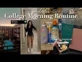 6AM productive COLLEGE MORNING ROUTINE building better habits gym healthy breakfast