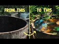 How to create a barrel pond for wildlife build in simple steps