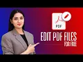 How To Edit PDF Files For Free Best Free PDF Editor