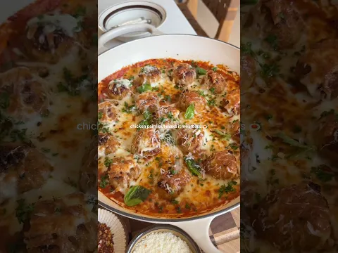 chicken parm but make it meatballs