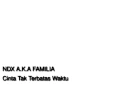 Download Lagu NDX A.K.A FAMILIA - Cinta Tak Terbatas Waktu (Audio Only)