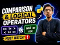 Comparison Logical Operators in Python Explained in Urdu Python Tutorial